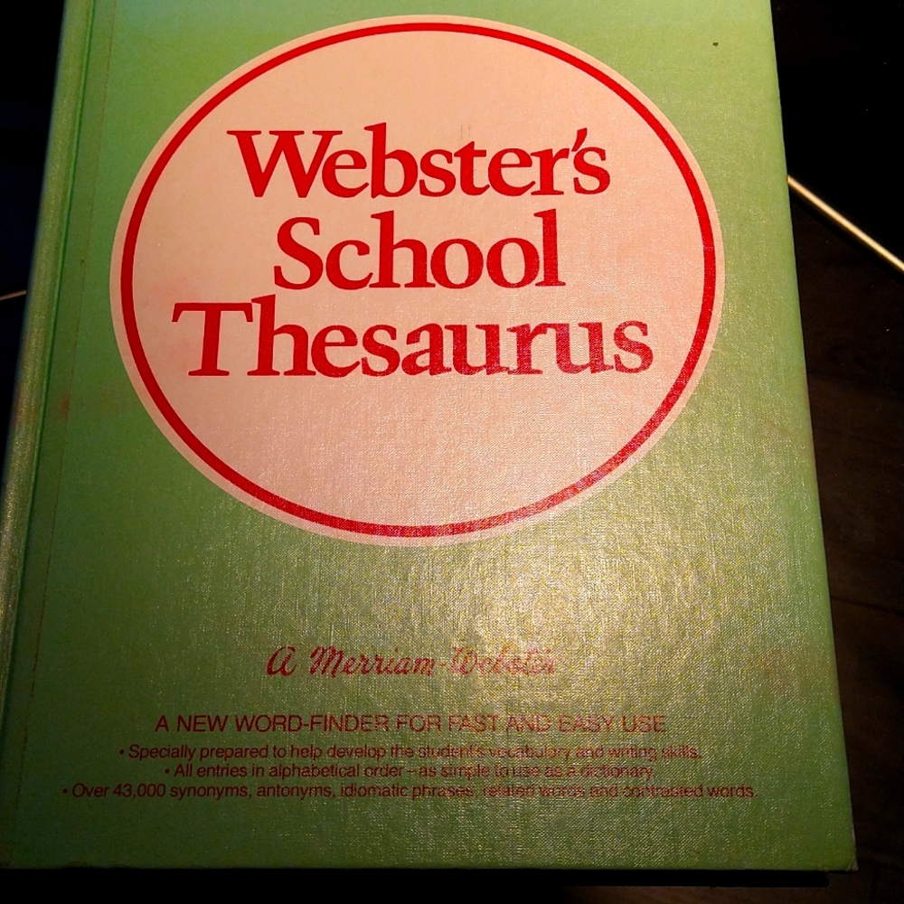 Vintage 1978 webster's merriam